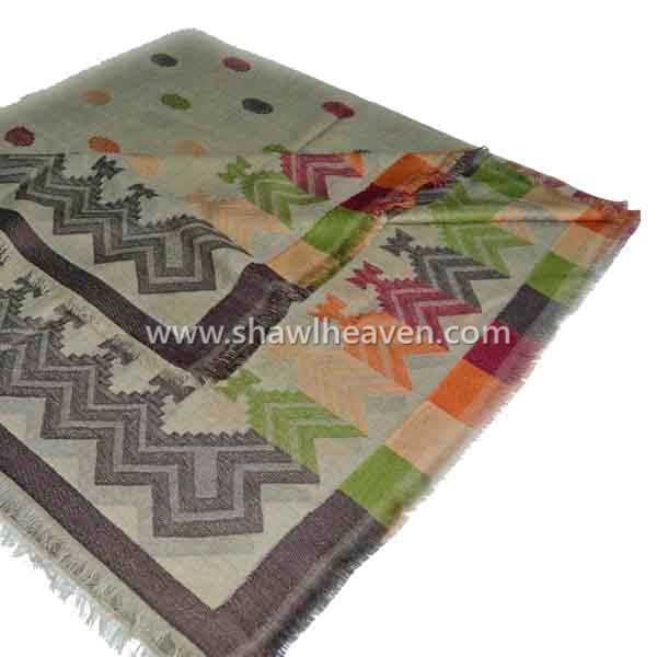 aztec polka dot large square head scarves